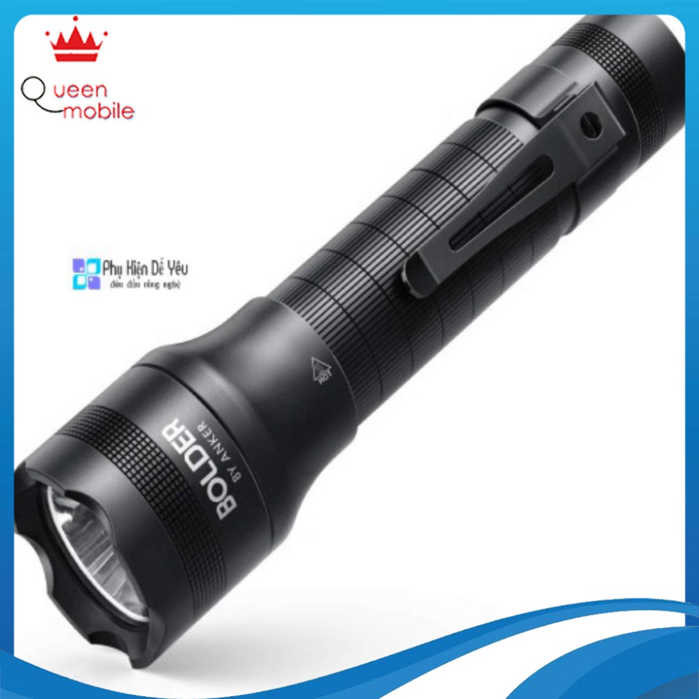 Đèn pin Anker Bolder LC40 pin sạc, 400 lumen, 5 chế độ sáng, chống nước ip65 - CHÍNH HÃNG PHÂN PHỐI, BẢO HÀNH 18 THÁNG [