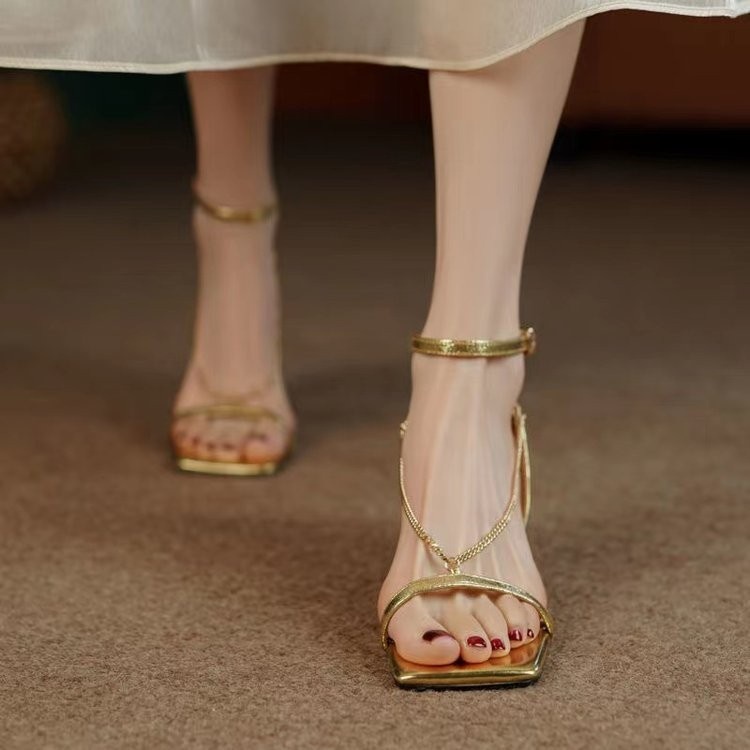 Sandal Cao Gót Size Lớn 35-43 41 2023 Phong Cách Mới Cho Nữ Size 35-42