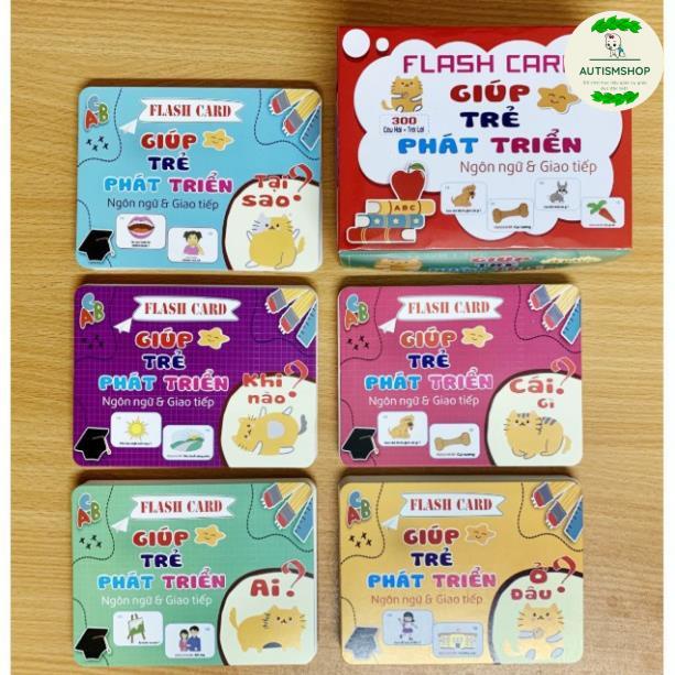 Bộ Thẻ Học 300 Câu Hỏi, Trả Lời Cho Bé Phát triển Tư Duy, Kỹ Năng Mềm