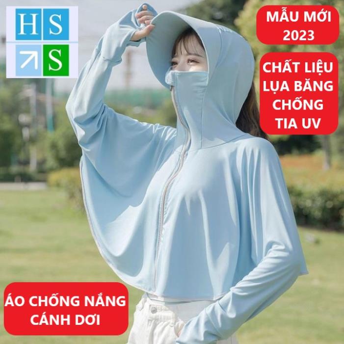 MẪU MỚI Áo chống nắng cánh dơi áo khoác nữ freesize vải mềm mại chống tia UV thoáng mát thời trang đẹp - HS Shop Thủ Đức