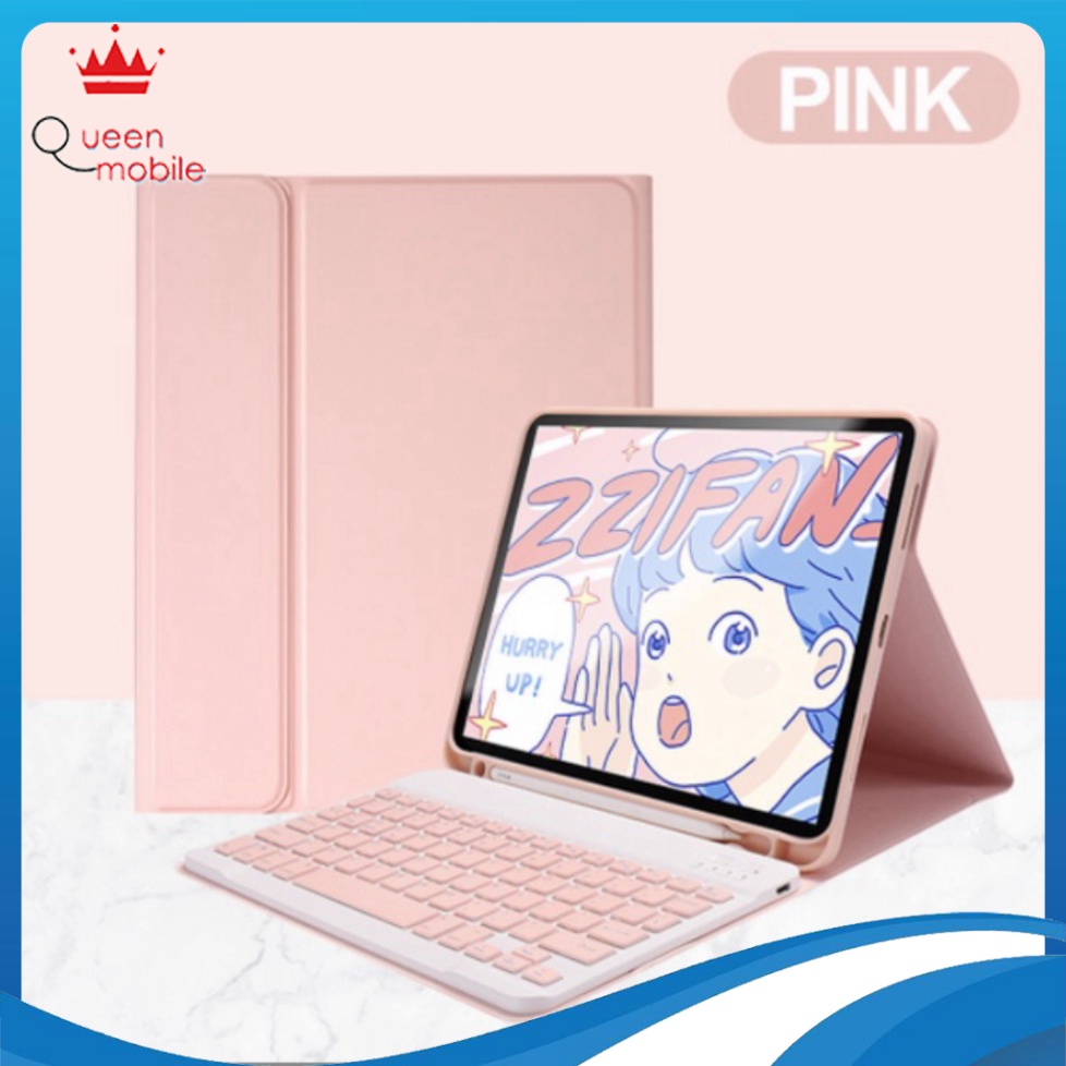 Bao da ipad + Bàn phím + Chuột Bluetooth có ngăn đựng bút ốp ipad Air 4/Pro 11/10.5/9.7/Gen 5/6/7/8/9/10/Air 1/2/3/4/5 [