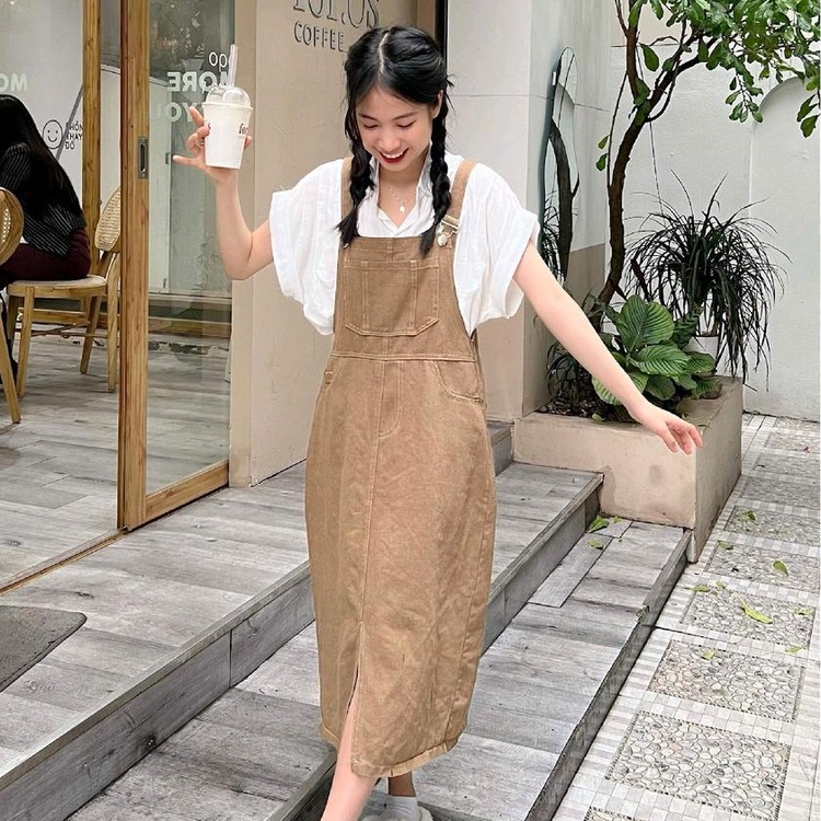 Yếm bò xẻ basic siêuuu Cute Tấm Clothes