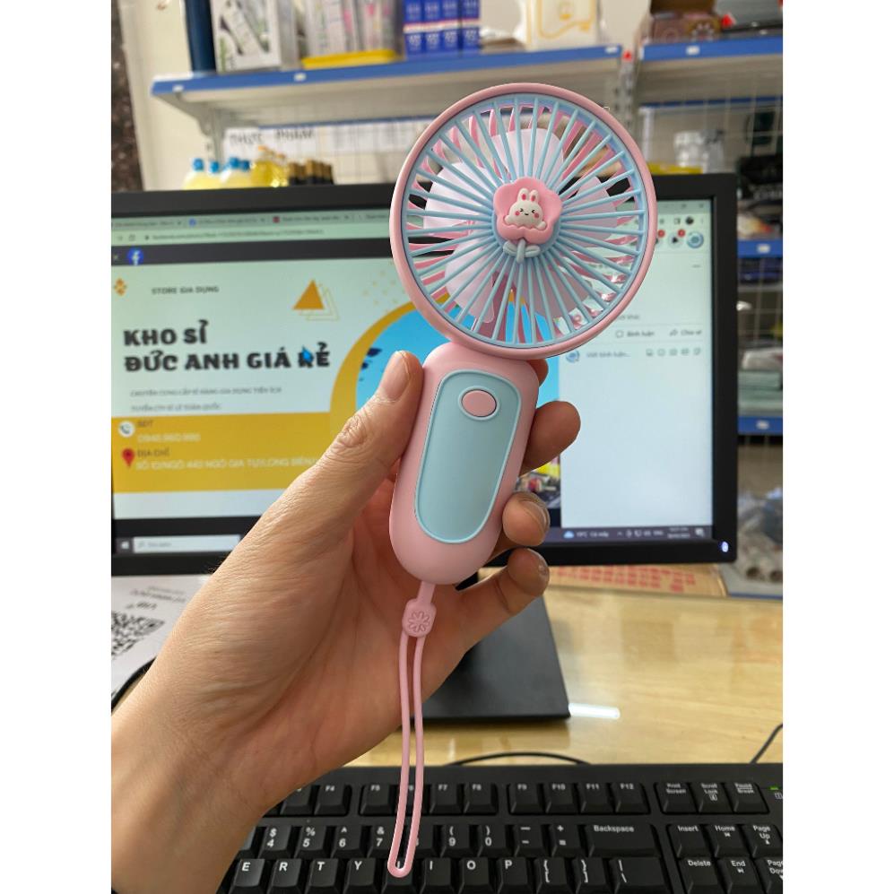 (BÁN SỈ) Quạt Cầm Tay Nhỏ Gọn Flower Mini Fan - Quạt Điện mini Tiện dụng (sỉ hót) | BigBuy360 - bigbuy360.vn