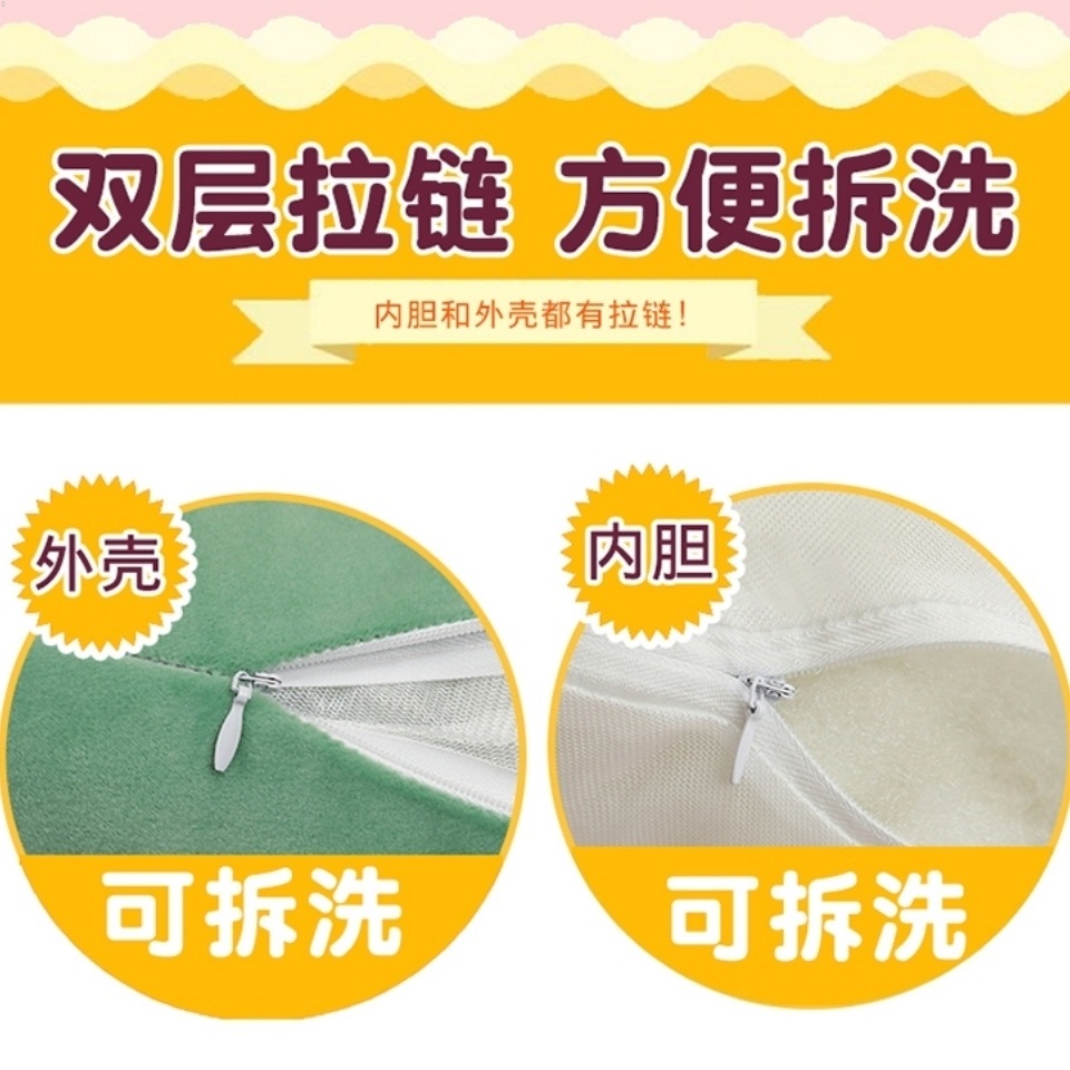 Gối Ôm Dài Hình Khủng Long / Chó Husky Nhồi Bông Có Thể Giặt Sạch