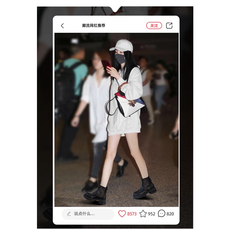 Giày Bốt Martin Mỏng Đế Dày Thoáng Khí Phong Cách Anh Quốc Thời Trang Mùa Hè Cho Nữ