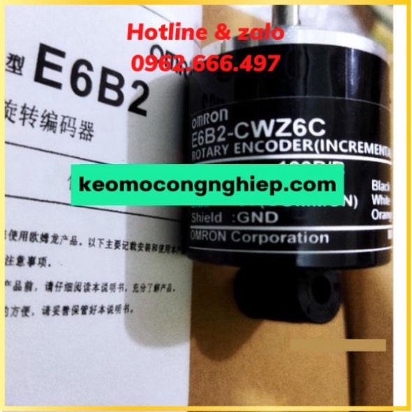 Encoder Bộ Mã Hóa Vòng Quay omron E6B2-CWZ6C 100 Xung 100P/R