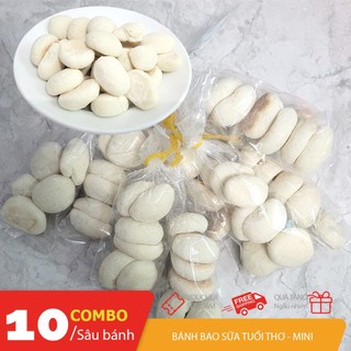Combo 10 sâu bánh bao sữa mini tuổi thơ