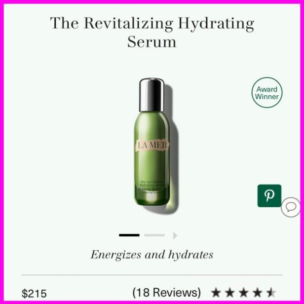 [CHÍNH HÃNG]Tinh chất dưỡng da lamer the revitalizing hydrating serum 30ML