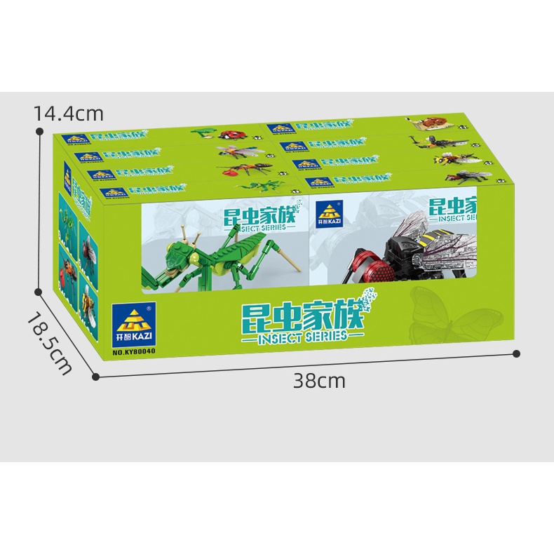 Bộ Đồ Chơi Lắp Ráp Lego Hình Bươm Bướm 6 Món Cho Bé