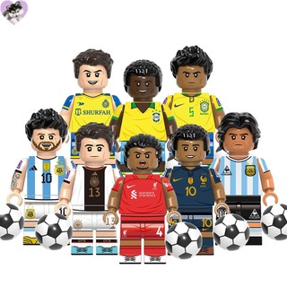 Mô hình lego lắp ráp lego bóng đá jasmy romba pepe messibe cỡ nhỏ dành cho trẻ