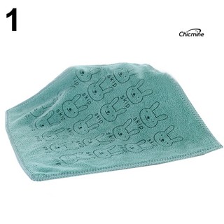 Chicmine Khăn tắm vải thun mềm in họa tiết thỏ đáng yêu cho bé sơ sinh