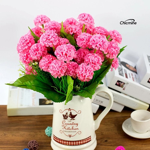 Chicmine☼Bó hoa cẩm tú cầu giả 9 bông dùng trang trí