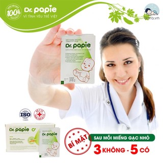 SALE Gạc rơ lưỡi Dr.Papie vệ sinh răng miệng / Rơ lưỡi Dr.Papie cho bé