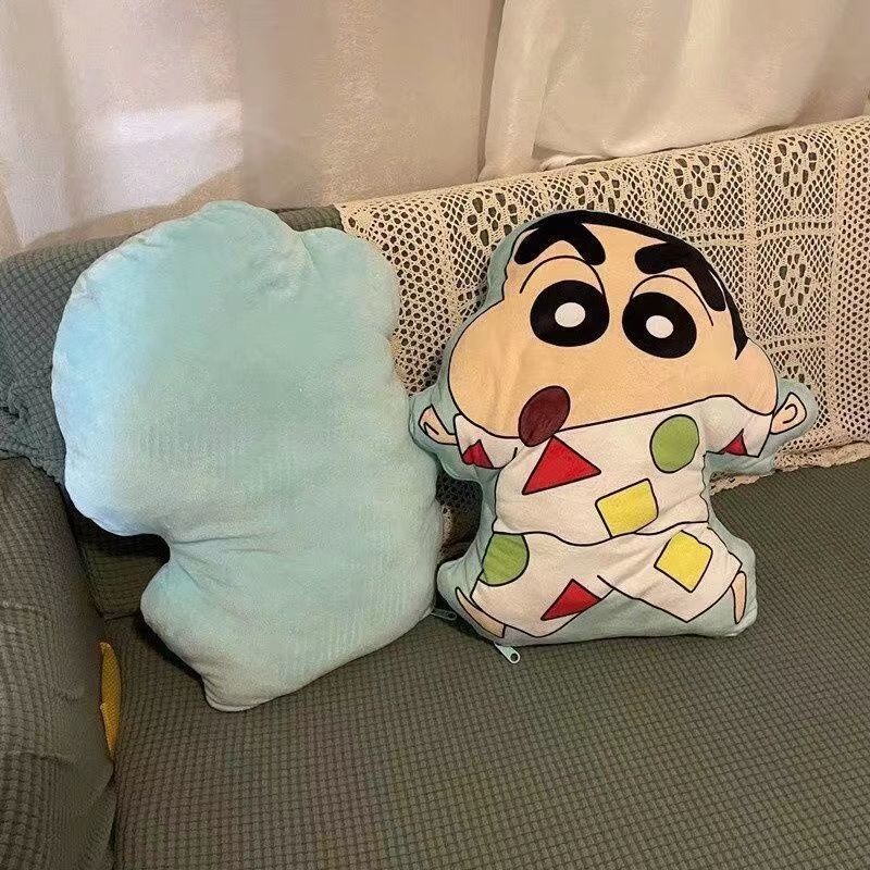 Bộ Chăn Gối Hình Cậu Bé Bút Chì Shin-Chan Hai Trong Một Dành Cho Mùa Hè