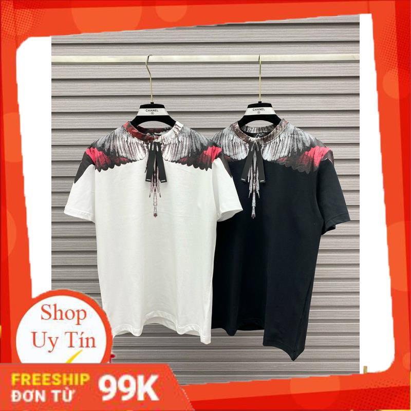 Áo thun lông chim cánh phượng áo phông burlon 2023 🔥🔥🔥🔥  LOGO THÊU MAX CHẤT dáng unisex nam nữ cực đẹp 2023