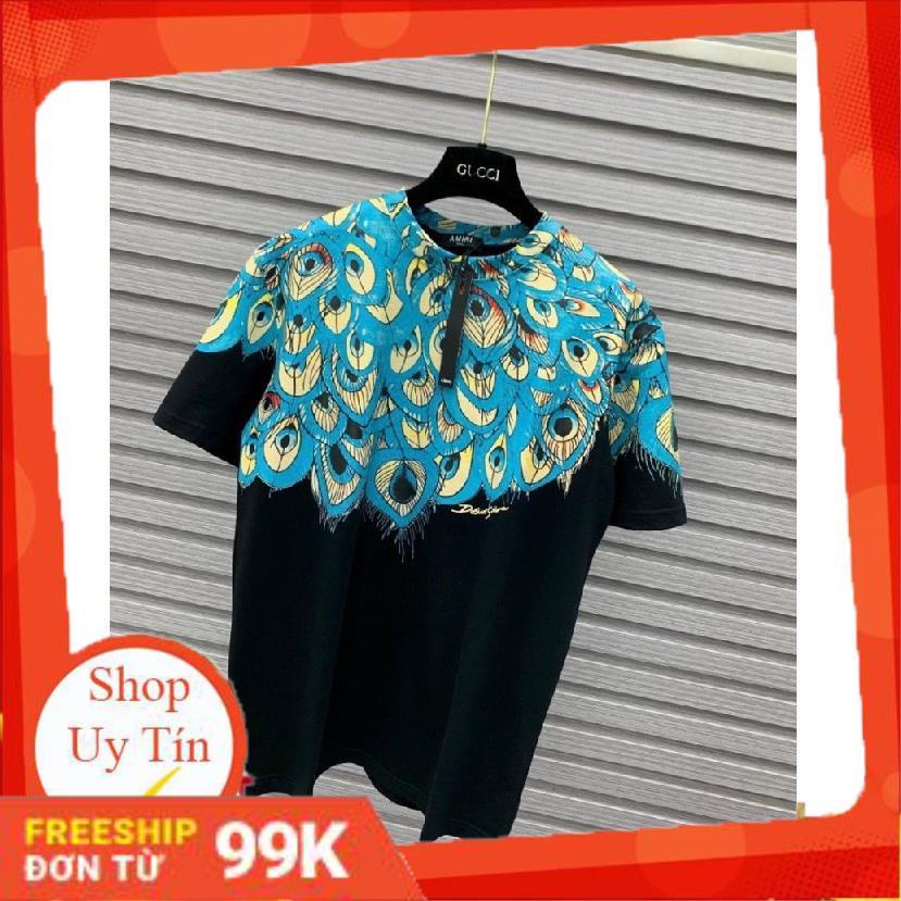 Áo thun lông chim cánh phượng áo phông burlon 2023 🔥🔥🔥🔥  LOGO THÊU MAX CHẤT dáng unisex nam nữ cực đẹp 2023