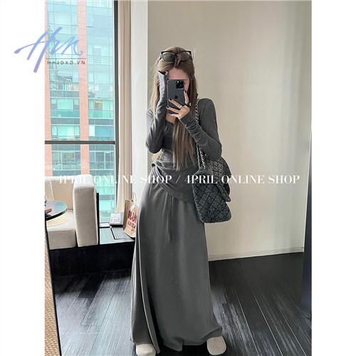 Set 4 Áo Thun Tay Dài Mùa Xuân Hè Dáng Ôm Có Thể Lộng Lẫy Phong Cách Mới Dễ Phối Đồ Cho Nữ