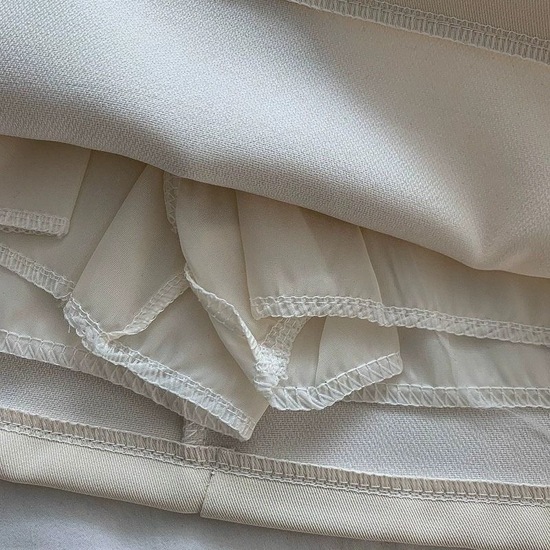 Chân Váy Chữ A Lưng Cao Màu Trơn Đơn Giản Thời Trang Mùa Hè 2023 Mới