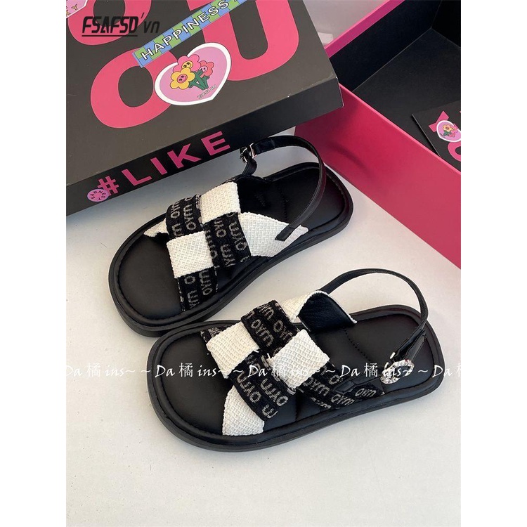 Giày Sandal Roman Chống Trượt Trọng Lượng Nhẹ Thời Trang Mùa Hè 2023 Mới Dành Cho Bạn Nữ