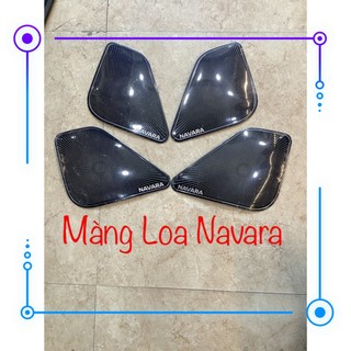 [ MÃ LA262 ] Ốp Màng Loa cánh cửa Titan Xe Nissan Navara 2017 2018 2019 2020 Cao cấp Long anh Auto