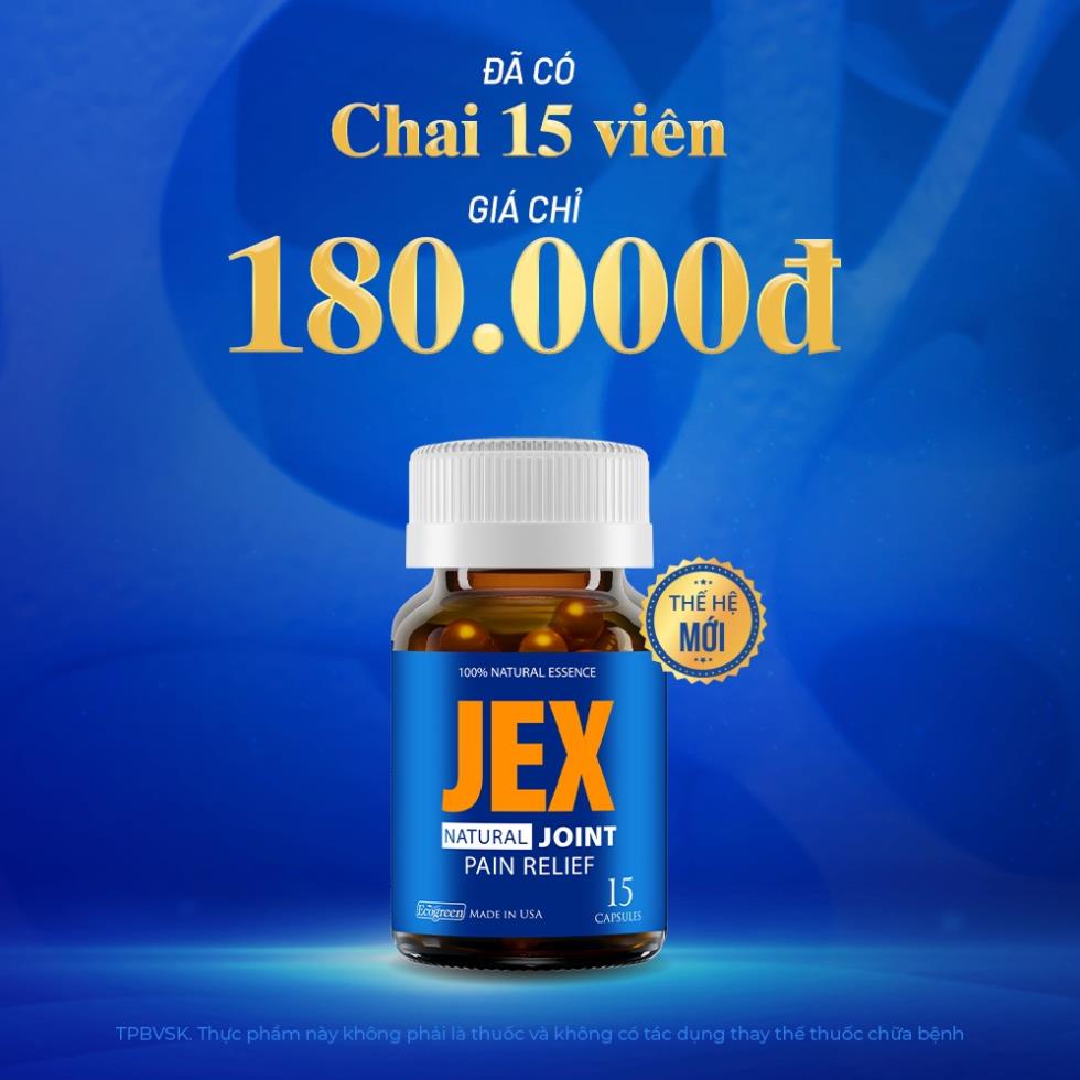 Viên uống JEX giảm đau, bảo vệ xương khớp