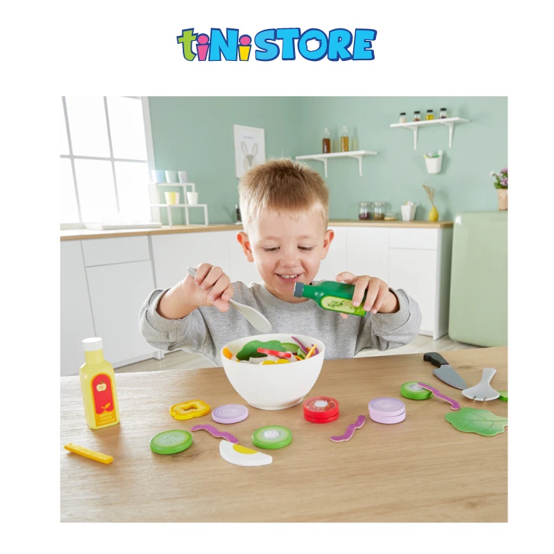 tiNiStore-Bộ đồ chơi làm salad Hape E3174