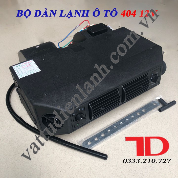 Bộ dàn lạnh ô tô 404 loại 12V cửa vuông