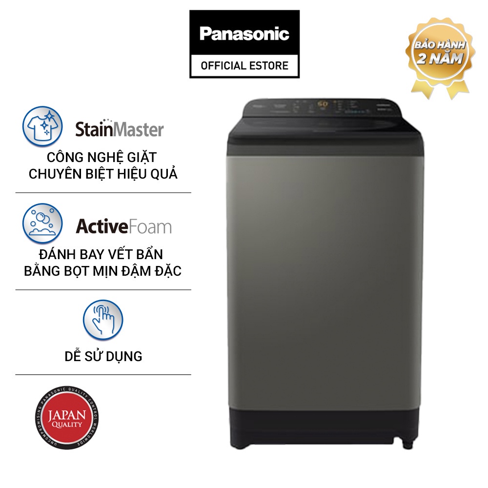 [TRẢ GÓP 0%] Máy Giặt Cửa Trên Panasonic Chăm Sóc Gia Đình 10kg NA-F100A9DRV