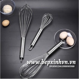 Phới lồng đánh trứng inox dày 14''