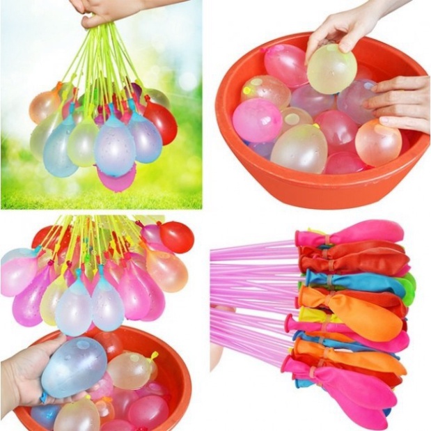 Trò Chơi Bộ 111 Bong Bóng Nước NHIỀU MÀU gồm 3 chùm