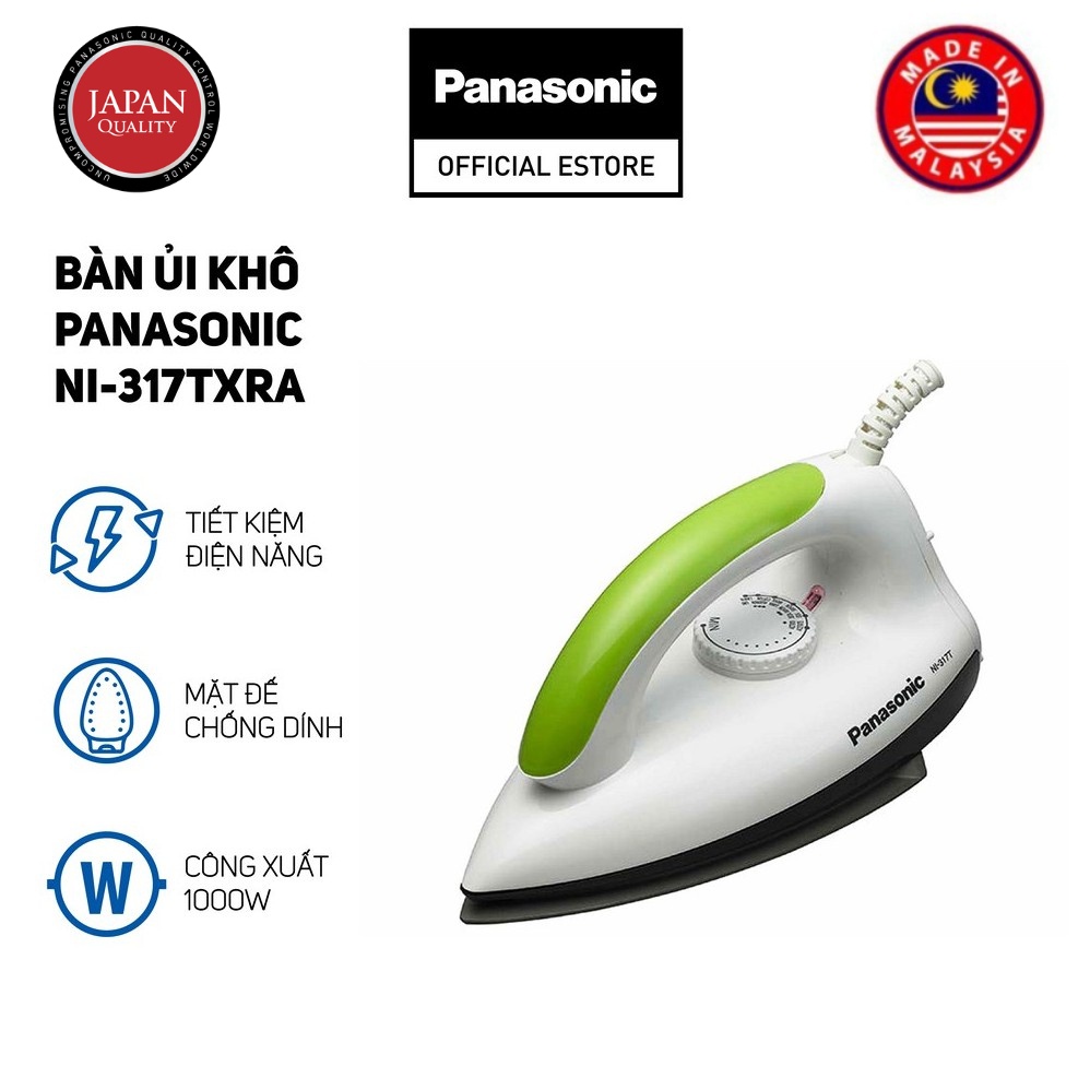 Bàn Ủi Khô Panasonic NI-317TXRA/ NI-317TVRA – 1000W – Hàng chính hãng