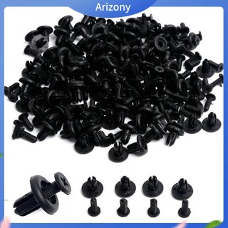 [ARIZONY] Set 100 chốt nhựa lỗ 6mm cho xe hơi