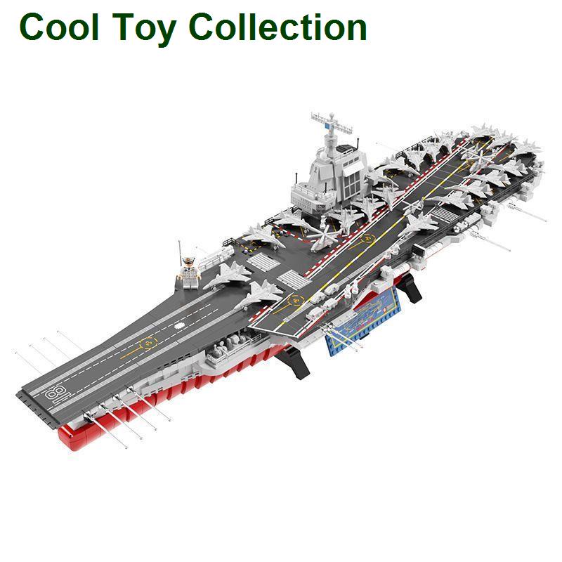 🔥 Có hàng tồn kho 🌟Mô hình tàu sân bay tương thích với các khối Lego và đồ chơi hạt nhỏ khó lắp ráp