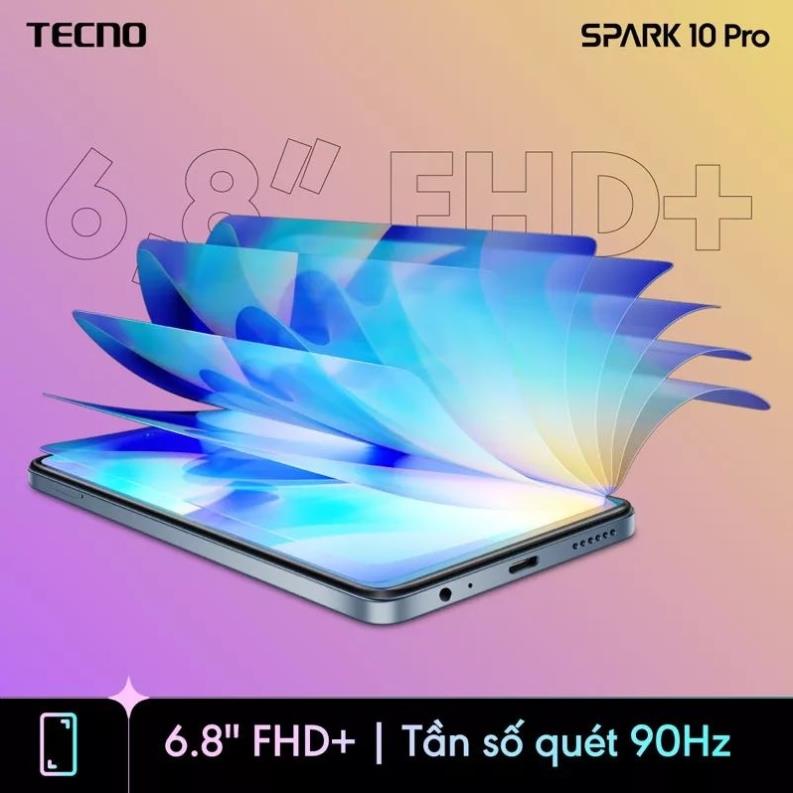 [SALE] Điện Thoại Tecno Spark 10 Pro 8/128Gb Chính Hãng Bảo Hành 1 Đổi 1 Trong 12 Tháng | BigBuy360 - bigbuy360.vn