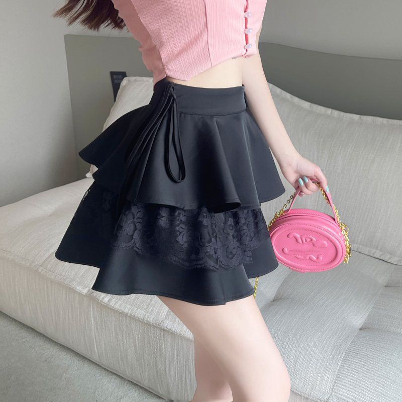 Chân Váy Lưới Lưng Cao Dáng Ôm Thời Trang Xuân Hè Xinh Xắn Cho Nữ