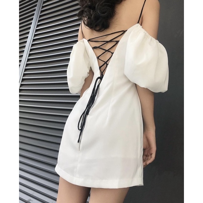 Váy đan dây lưng Kisserine sz S