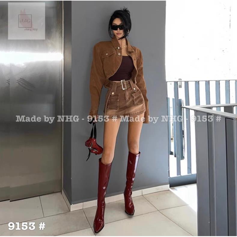 Chân Váy Jeans Chữ Nổi Hàng Hottrend - Chân Váy Bò Thời Trang QCCC Loại 1 Kèm Belts Chất Cực Đẹp | BigBuy360 - bigbuy360.vn