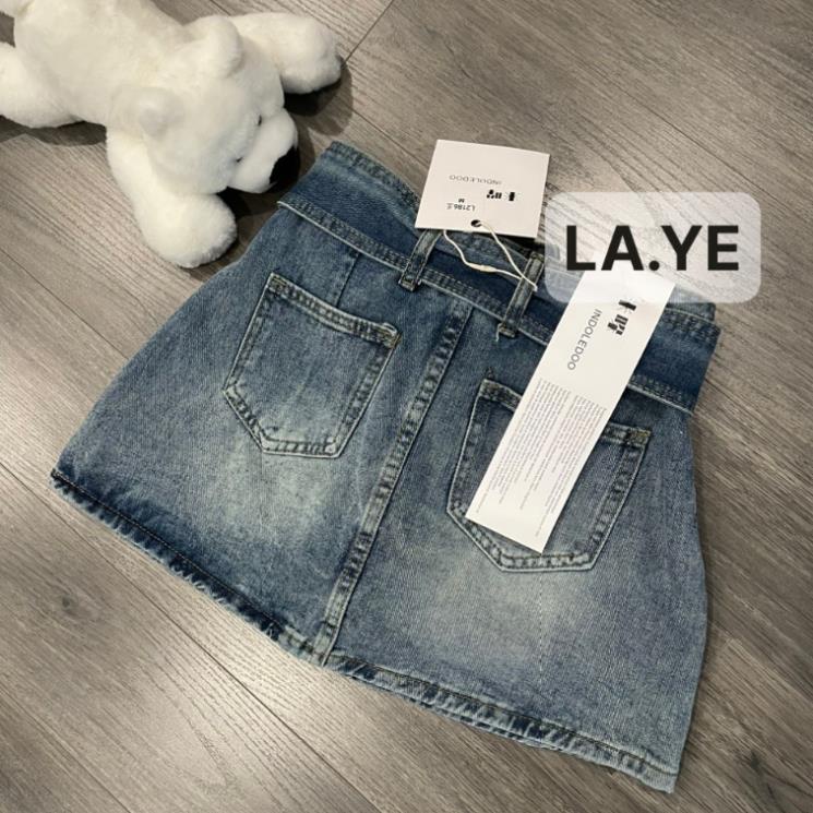 Chân Váy Jeans Chữ Nổi Hàng Hottrend - Chân Váy Bò Thời Trang QCCC Loại 1 Kèm Belts Chất Cực Đẹp | BigBuy360 - bigbuy360.vn