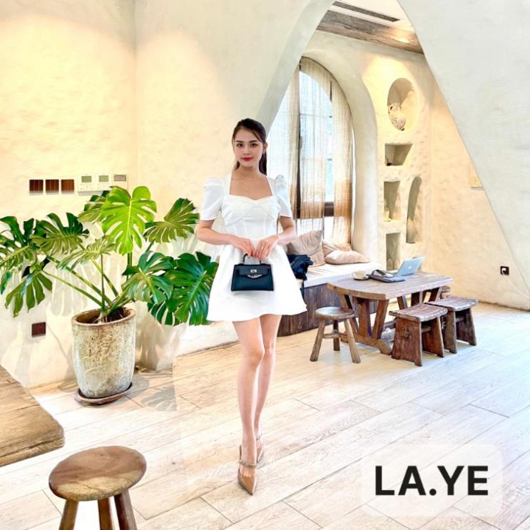 Váy Thiết Kế Tafta Chân Váy Xòe Đính Nơ Bướm Phối Tơ - Đầm Nữ Thời Trang Phong Cách Xinh Xắn Nhẹ Nhàng | BigBuy360 - bigbuy360.vn