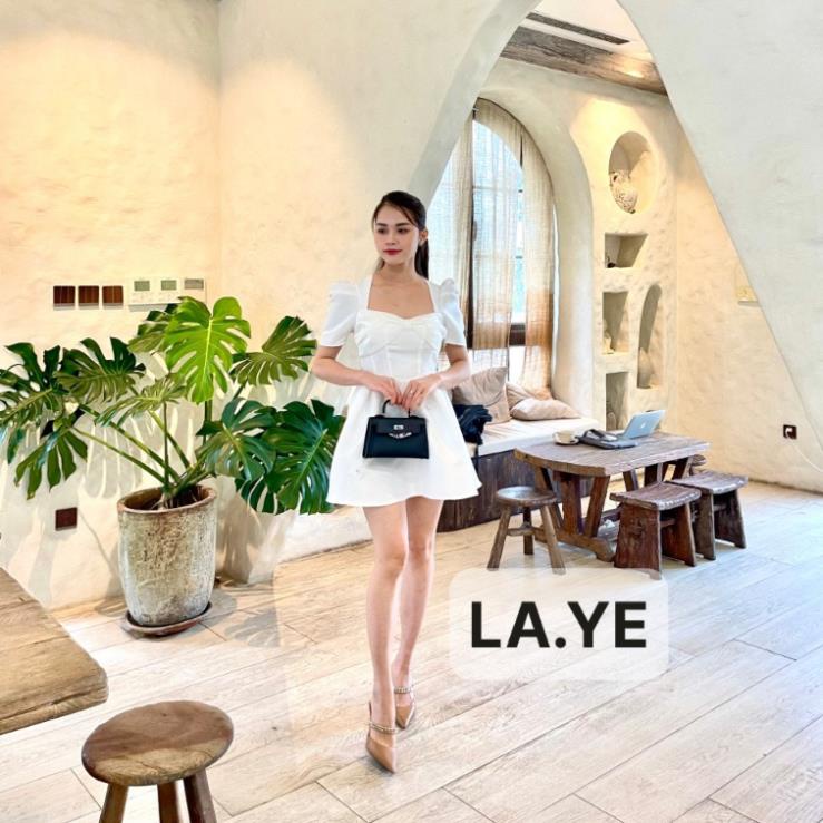 Váy Thiết Kế Tafta Chân Váy Xòe Đính Nơ Bướm Phối Tơ - Đầm Nữ Thời Trang Phong Cách Xinh Xắn Nhẹ Nhàng | BigBuy360 - bigbuy360.vn