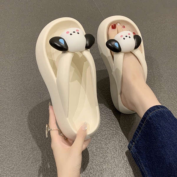 Dép xỏ ngón chó con dễ thương mẫu mới mùa hè cho nữ