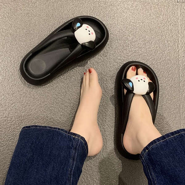 Dép xỏ ngón chó con dễ thương mẫu mới mùa hè cho nữ