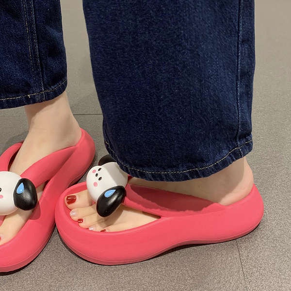 Dép xỏ ngón chó con dễ thương mẫu mới mùa hè cho nữ