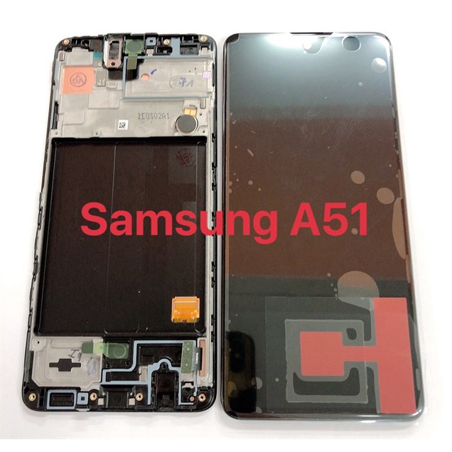 Màn Hình SS A51 Đen Zin Amoled Khung