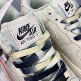 Giày sneaker AF1 âm dương, Giày thể thao air force 1 Âm Dương Brooklyn Sail Black Phản Quang phối đồ nam nữ trend