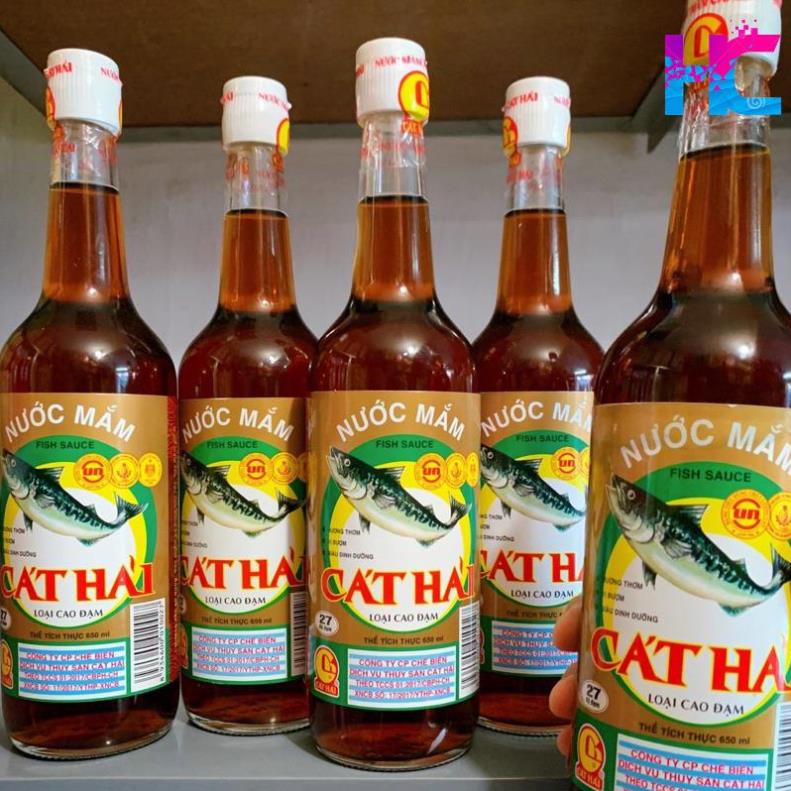 NƯỚC MẮM CÁT HẢI chai thuỷ tinh - 650ml - hang_chuan