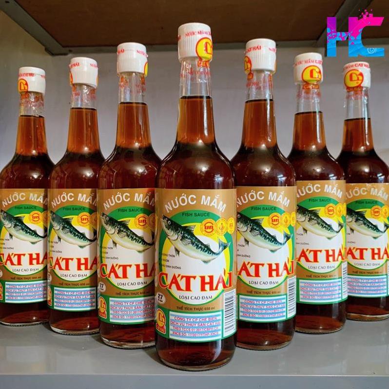 NƯỚC MẮM CÁT HẢI chai thuỷ tinh - 650ml - hang_chuan