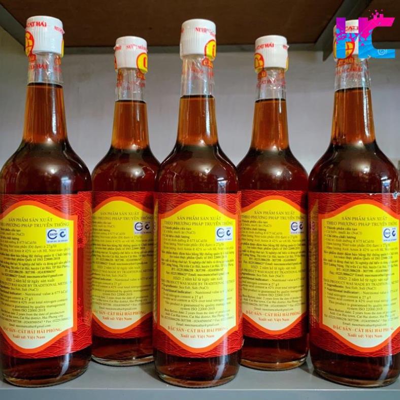 NƯỚC MẮM CÁT HẢI chai thuỷ tinh - 650ml - hang_chuan