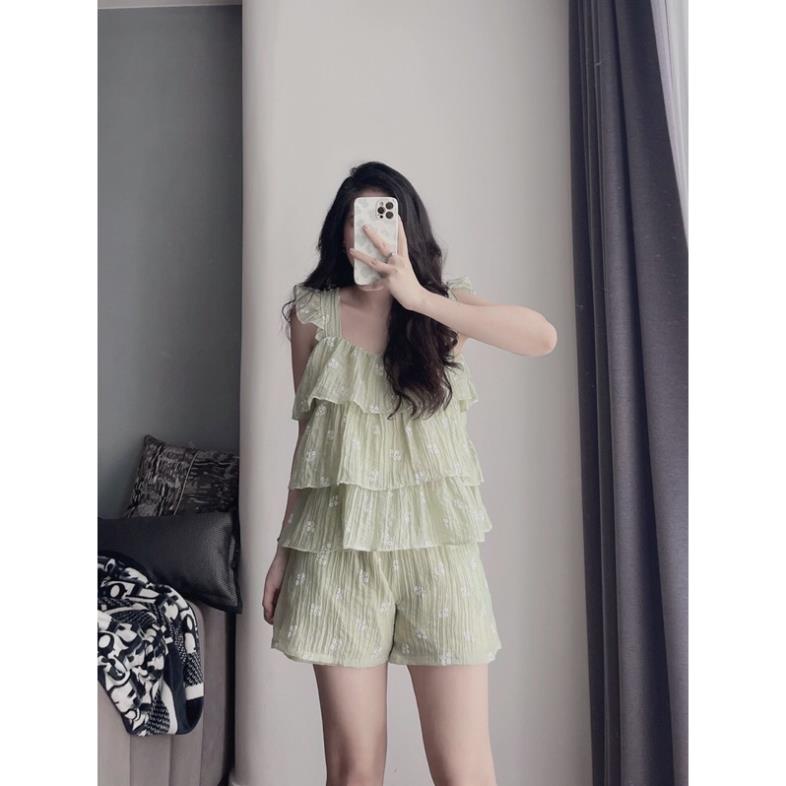 BỘ 2S CÁNH TIÊN BÈO HOA XANH CHO NỮ