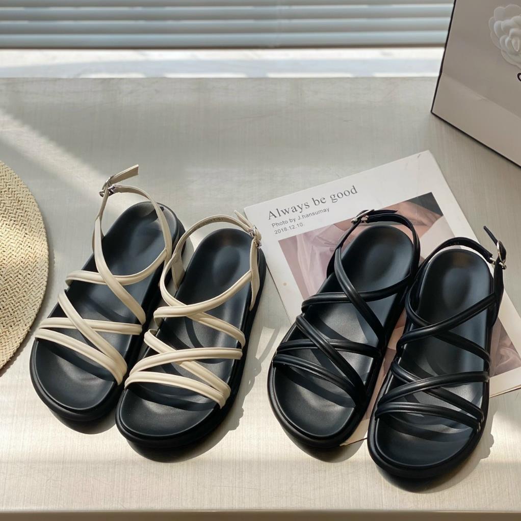 Dép Sandal Nữ chun chéo nhiều dây siêu đẹp mới